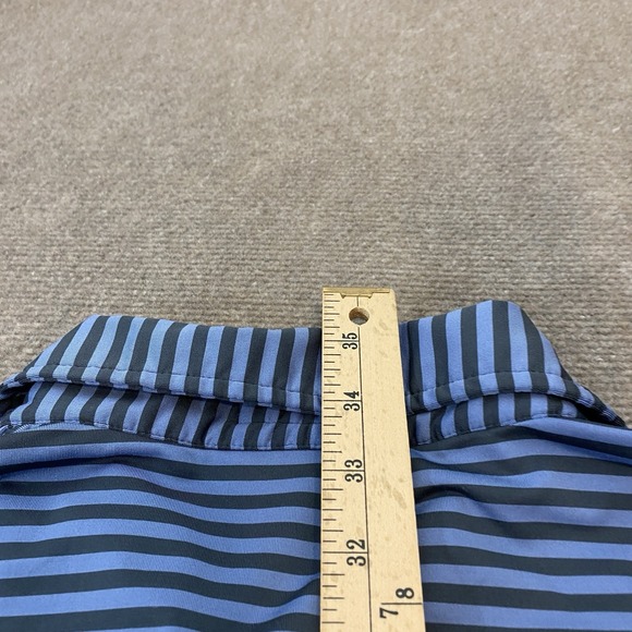 Southern Marsh Polo Shirt Mens Size XXL Blue Striped Emerald Bay Golf Club Logo - Picture 9 of 10